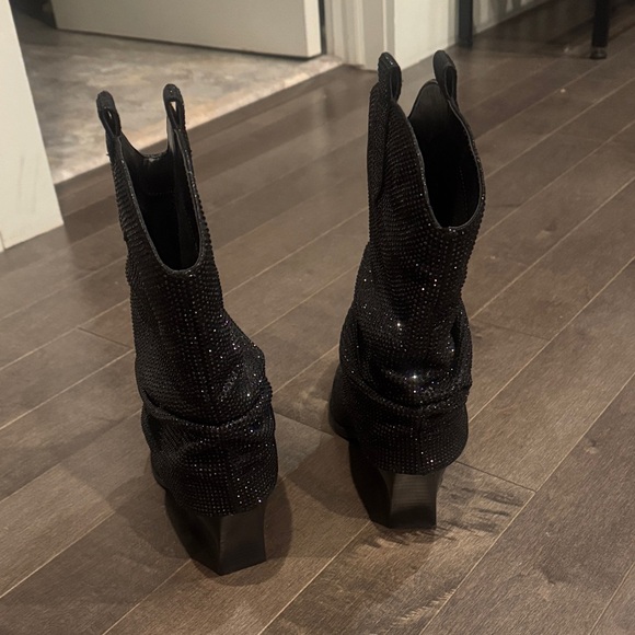 Jessica Simpson Black Gemorra Slouch Boots - Picture 3 of 5